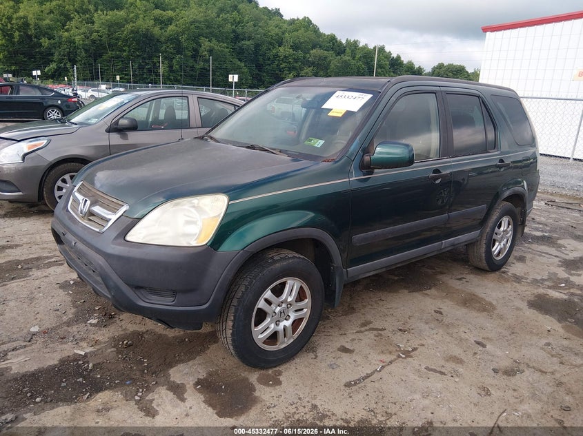 2002 Honda Cr-v VIN SHSRD78832U012347 IAAI salvage auction — NORMAL WEAR, Clear-Dealer Only (West Virginia), sold $175 on 2026-07-09 (photo 2)