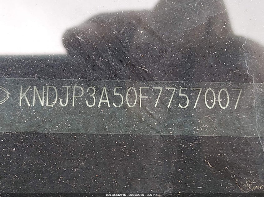 2015 Kia Soul VIN KNDJP3A50F7757007 IAAI salvage auction — NORMAL WEAR, Salvage Title, sold $550 on 2026-07-21 (photo 9)