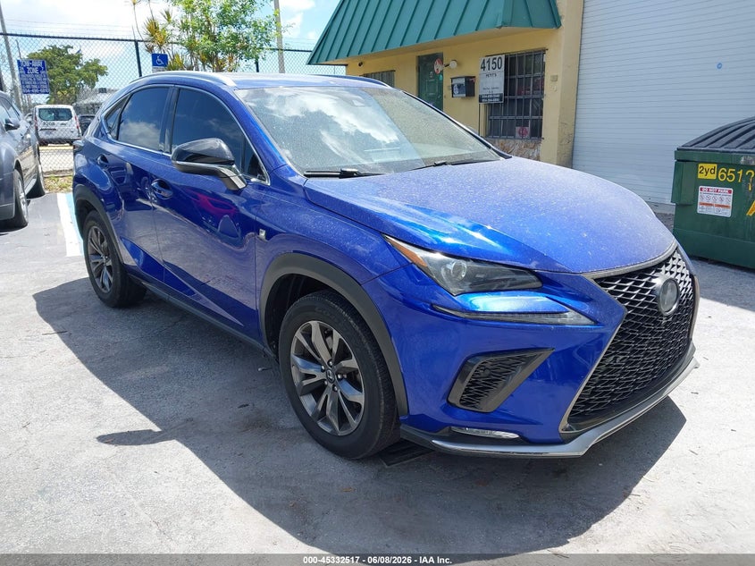 2018 Lexus Nx VIN JTJYARBZ4J2106941 IAAI salvage auction — NORMAL WEAR, Clear (Florida), sold $7,050 on 2026-07-12 (photo 1)