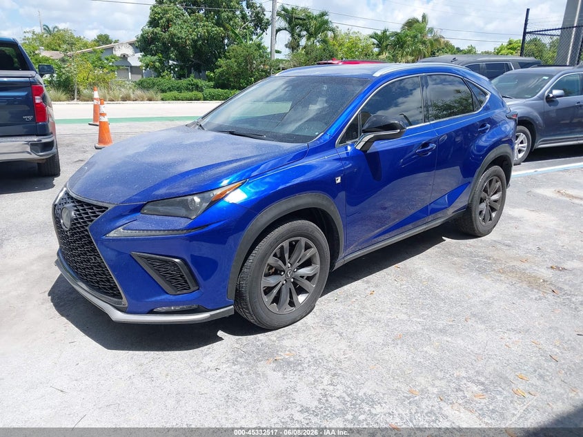 2018 Lexus Nx 300 VIN JTJYARBZ4J2106941 IAAI salvage auction — NORMAL WEAR, Clear (Florida), sold $7,050 on 2026-07-12 (photo 2)