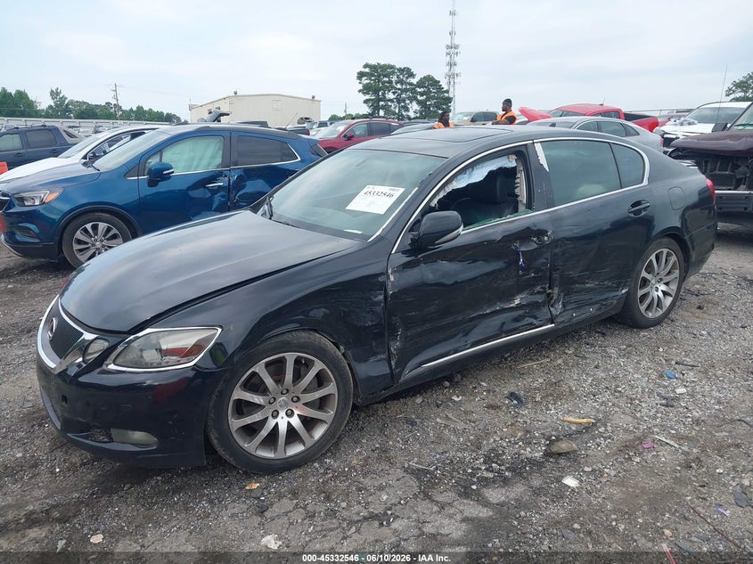 2008 Lexus Gs 460 VIN JTHBL96S585001929 IAAI salvage auction — LEFT SIDE, Salvage (Georgia), sold $475 on 2026-07-15 (photo 2)