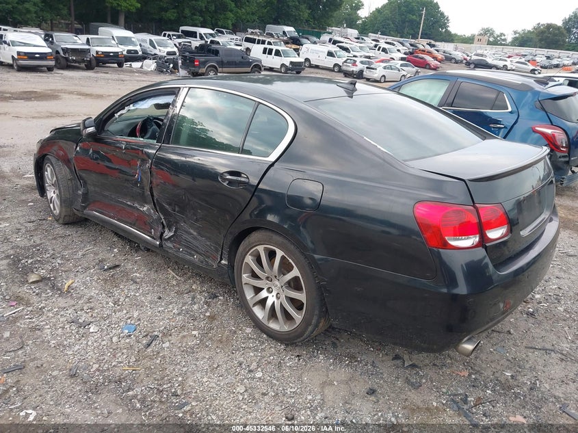 2008 Lexus Gs 460 VIN JTHBL96S585001929 IAAI salvage auction — LEFT SIDE, Salvage (Georgia), sold $475 on 2026-07-15 (photo 3)