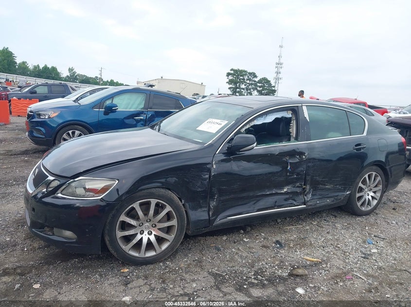 2008 Lexus Gs 460 VIN JTHBL96S585001929 IAAI salvage auction — LEFT SIDE, Salvage (Georgia), sold $475 on 2026-07-15 (photo 6)