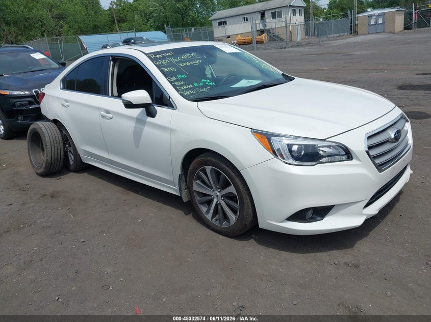 2017 Subaru LEGACY VIN 4S3BNAN62H3030138 IAAI salvage auction — REAR END, Salvage (Pennsylvania), sold $2,250 on 2026-07-30 (photo 1)