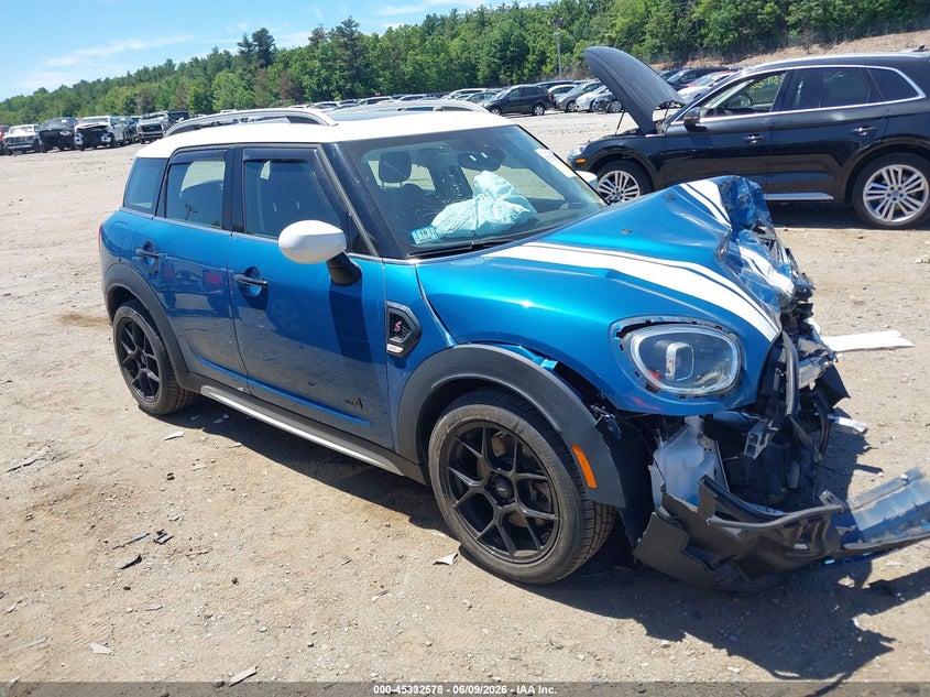 2023 Mini Countryman VIN WMZ83BR04P3R06072 IAAI salvage auction — FRONT END, Salvage (Massachusetts), sold $3,700 on 2026-07-31 (photo 1)