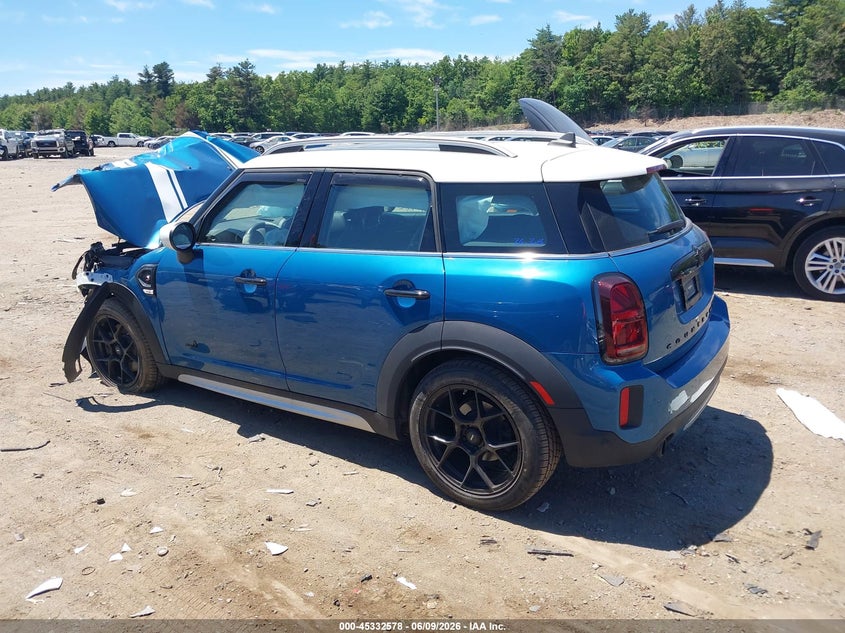 2023 Mini Countryman VIN WMZ83BR04P3R06072 IAAI salvage auction — FRONT END, Salvage (Massachusetts), sold $3,700 on 2026-07-31 (photo 3)