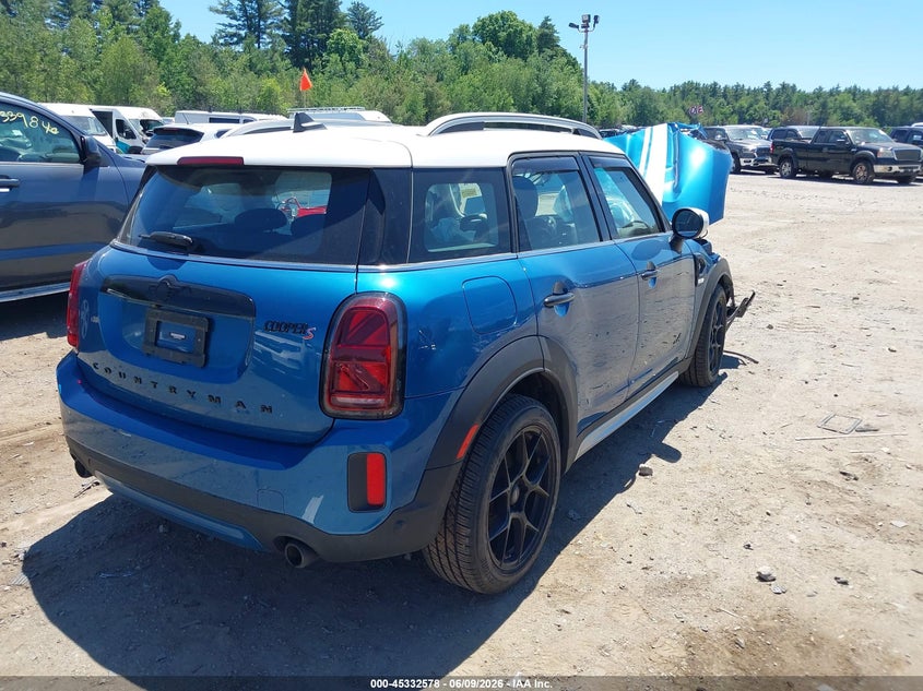2023 Mini Countryman VIN WMZ83BR04P3R06072 IAAI salvage auction — FRONT END, Salvage (Massachusetts), sold $3,700 on 2026-07-31 (photo 4)