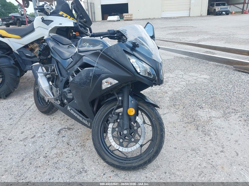 2016 Kawasaki Ninja VIN JKAEX8A1XGDA27178 IAAI salvage auction — RIGHT SIDE, Salvage Title, sold $500 on 2026-07-28 (photo 1)