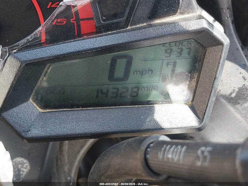 2016 Kawasaki Ninja VIN JKAEX8A1XGDA27178 IAAI salvage auction — RIGHT SIDE, Salvage Title, sold $500 on 2026-07-28 (photo 7)
