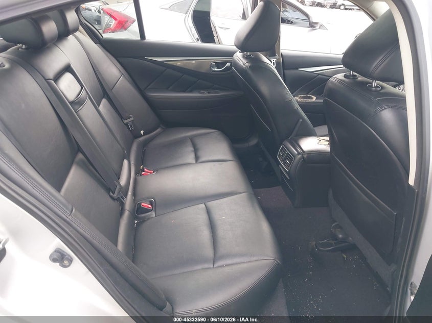 2014 Infiniti Q50 VIN JN1BV7APXEM684816 IAAI salvage auction — RIGHT FRONT, Mv-907A (New York), sold $400 on 2026-07-14 (photo 8)