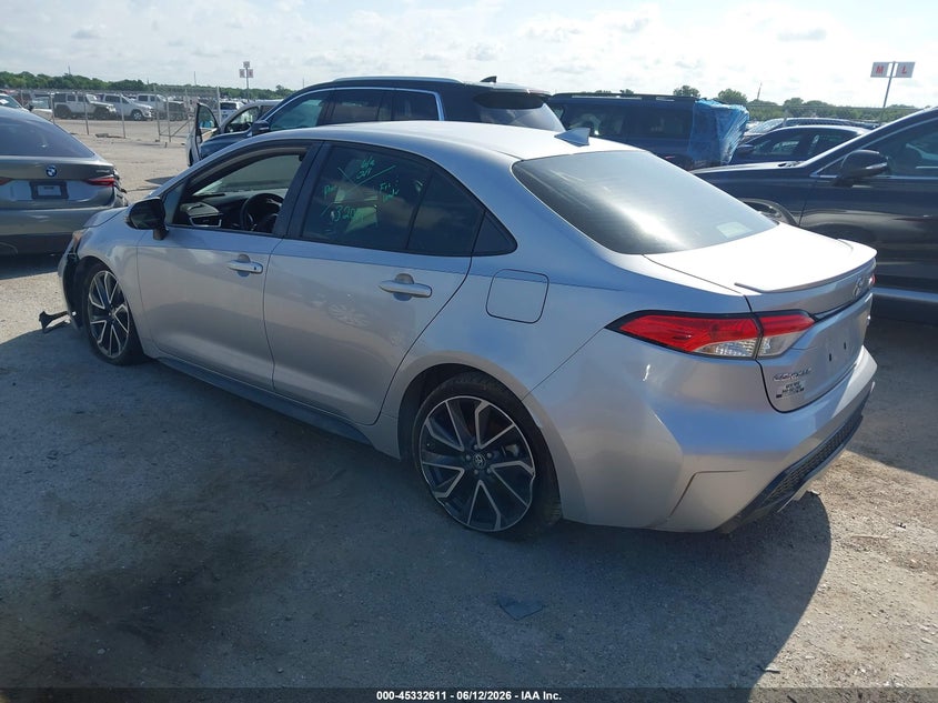2020 Toyota Corolla VIN JTDP4RCE6LJ014868 IAAI salvage auction — FRONT END, Original (Texas), sold $5,500 on 2026-07-28 (photo 3)