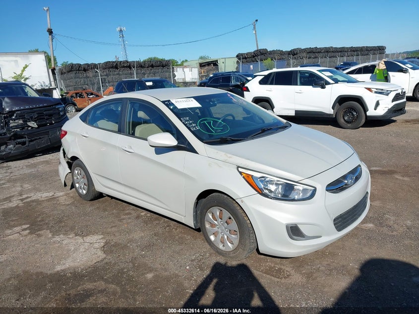 2016 Hyundai Accent VIN KMHCT4AE5GU975808 IAAI salvage auction — RIGHT REAR, Salvage (Pennsylvania), sold $1,600 on 2026-07-17 (photo 1)