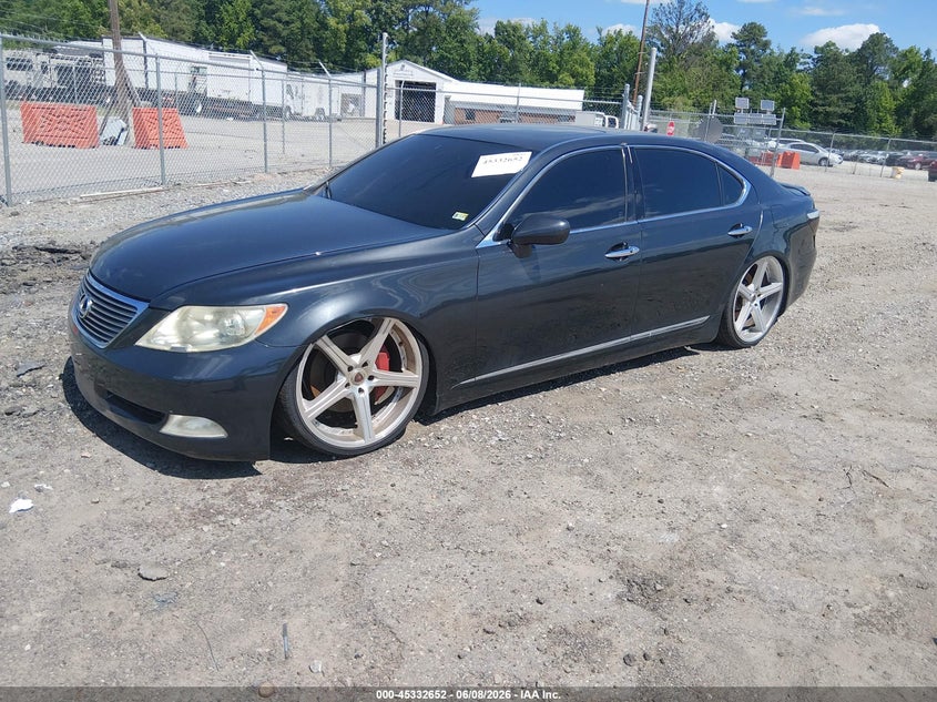 2007 Lexus Ls 460 VIN JTHGL46F875018296 IAAI salvage auction — NORMAL WEAR, Clear (Virginia), sold $850 on 2026-07-10 (photo 2)