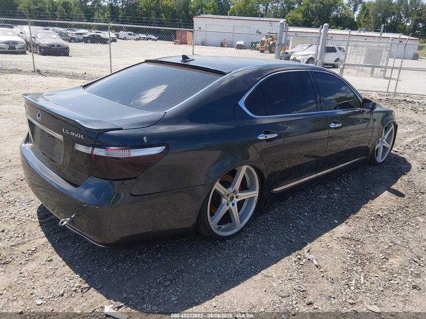2007 Lexus Ls 460 VIN JTHGL46F875018296 IAAI salvage auction — NORMAL WEAR, Clear (Virginia), sold $850 on 2026-07-10 (photo 4)