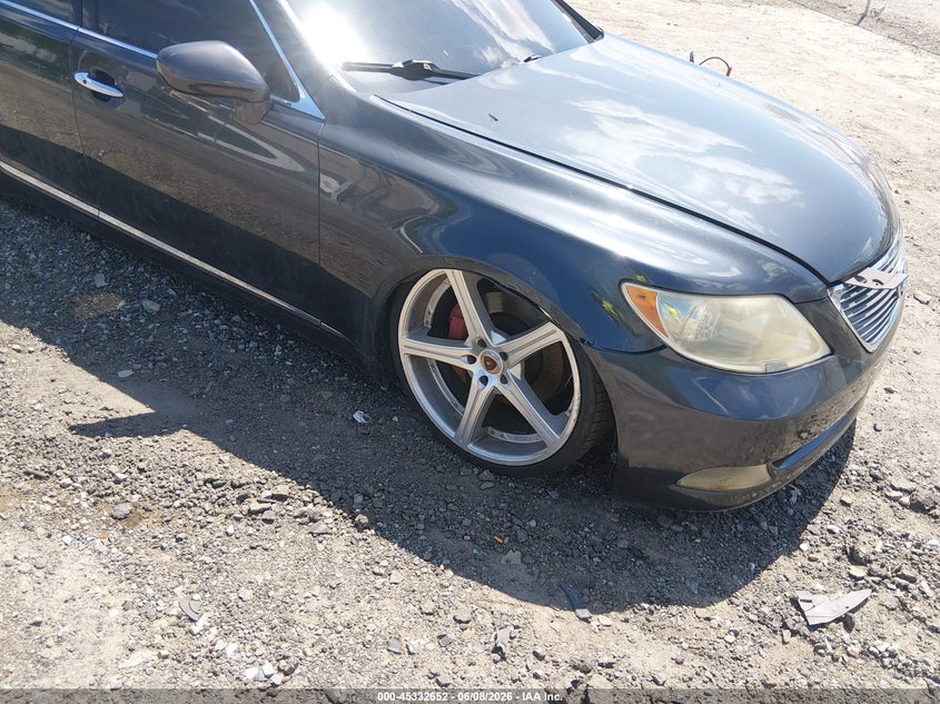 2007 Lexus Ls 460 VIN JTHGL46F875018296 IAAI salvage auction — NORMAL WEAR, Clear (Virginia), sold $850 on 2026-07-10 (photo 6)
