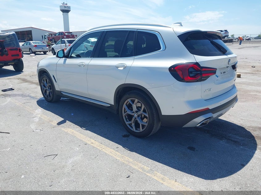 2024 BMW X3 VIN WBX57DP02RN278478 IAAI salvage auction — RIGHT FRONT, Salvage (Iowa), sold $20,200 on 2026-07-28 (photo 3)