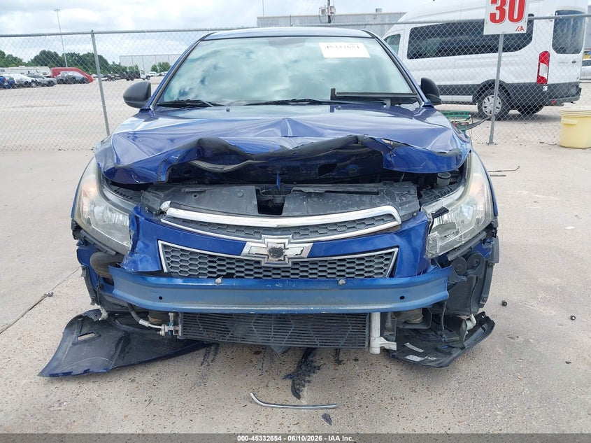 2013 Chevrolet Cruze VIN 1G1PA5SG4D7193245 IAAI salvage auction — FRONT END, Salvage (Texas), sold $350 on 2026-07-09 (photo 6)