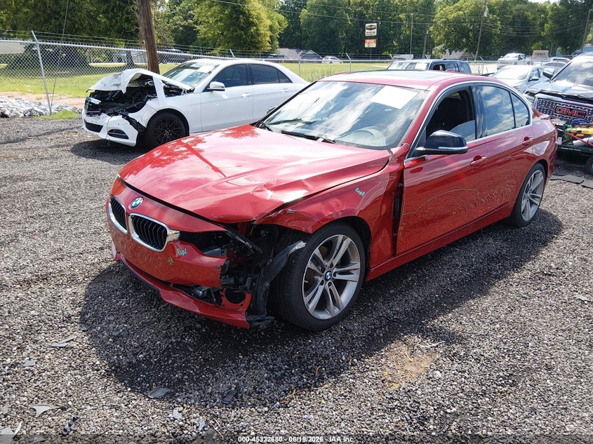 2015 BMW 3er VIN WBA3A5C55FF608467 IAAI salvage auction — FRONT & REAR, Salvage (South Carolina), sold $800 on 2026-07-21 (photo 2)