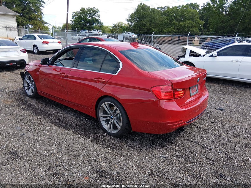 2015 BMW 3er VIN WBA3A5C55FF608467 IAAI salvage auction — FRONT & REAR, Salvage (South Carolina), sold $800 on 2026-07-21 (photo 3)