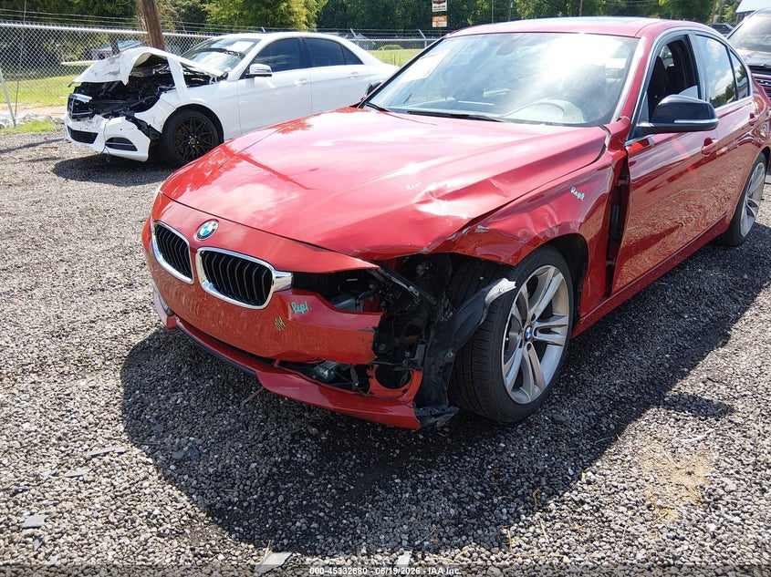 2015 BMW 3er VIN WBA3A5C55FF608467 IAAI salvage auction — FRONT & REAR, Salvage (South Carolina), sold $800 on 2026-07-21 (photo 6)