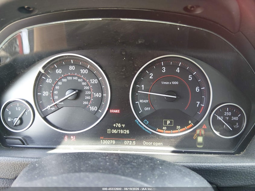 2015 BMW 3er VIN WBA3A5C55FF608467 IAAI salvage auction — FRONT & REAR, Salvage (South Carolina), sold $800 on 2026-07-21 (photo 7)