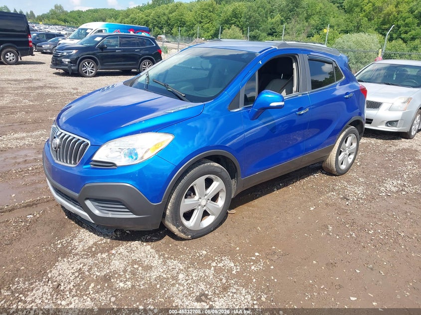 2016 Buick Encore VIN KL4CJASB2GB669152 IAAI salvage auction — RIGHT FRONT, Salvage Title, sold $325 on 2026-07-22 (photo 2)