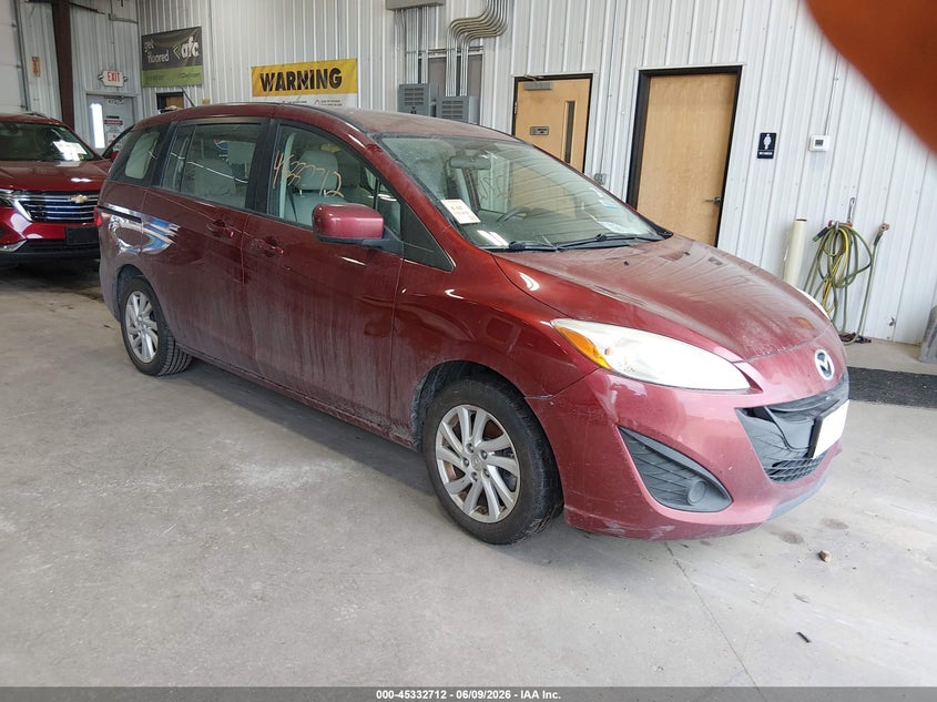 2012 Mazda 5 VIN JM1CW2BL8C0117750 IAAI salvage auction — NORMAL WEAR, Salvage Title, sold $900 on 2026-08-20 (photo 1)