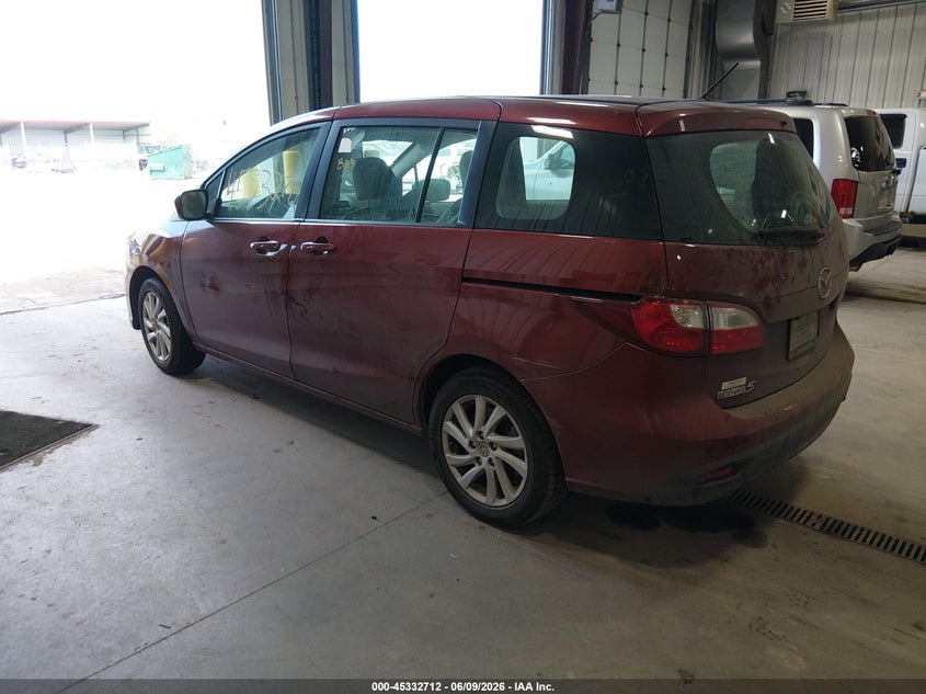 2012 Mazda 5 VIN JM1CW2BL8C0117750 IAAI salvage auction — NORMAL WEAR, Salvage Title, sold $900 on 2026-08-20 (photo 3)