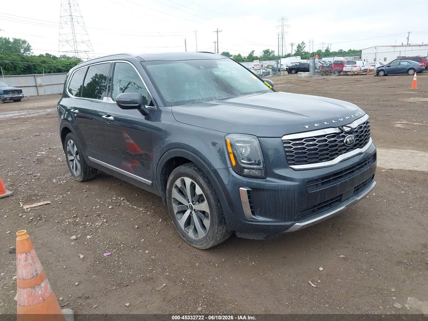 2020 Kia Telluride VIN 5XYP64HC3LG032524 IAAI salvage auction — ENGINE BURN, Salvage (Ohio), sold $4,050 on 2026-07-09 (photo 1)