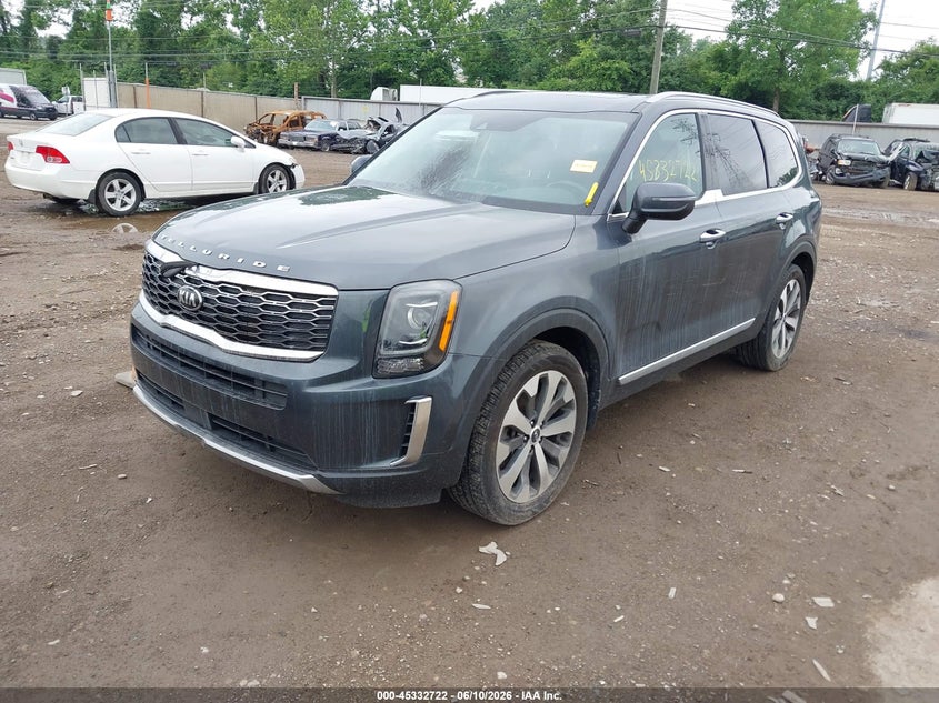 2020 Kia Telluride VIN 5XYP64HC3LG032524 IAAI salvage auction — ENGINE BURN, Salvage (Ohio), sold $4,050 on 2026-07-09 (photo 2)
