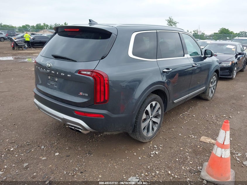 2020 Kia Telluride VIN 5XYP64HC3LG032524 IAAI salvage auction — ENGINE BURN, Salvage (Ohio), sold $4,050 on 2026-07-09 (photo 4)