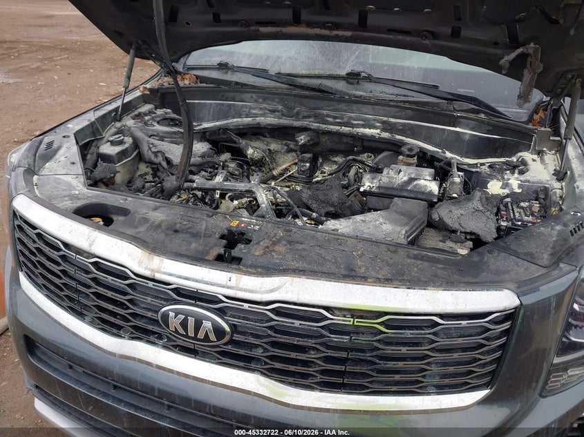 2020 Kia Telluride VIN 5XYP64HC3LG032524 IAAI salvage auction — ENGINE BURN, Salvage (Ohio), sold $4,050 on 2026-07-09 (photo 6)