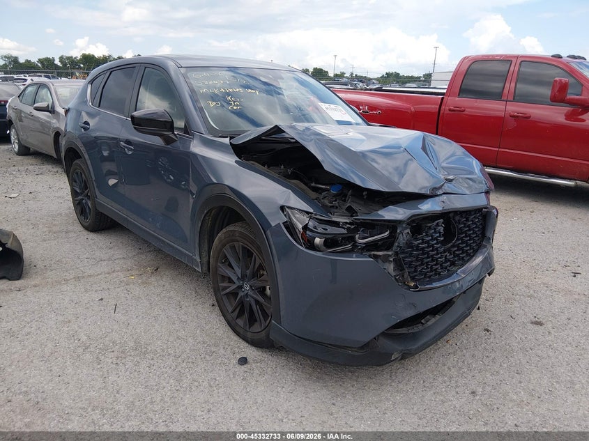 2022 Mazda Cx-5 VIN JM3KFBCM2N1582077 IAAI salvage auction — FRONT END, Salvage Title, sold $5,050 on 2026-07-14 (photo 1)