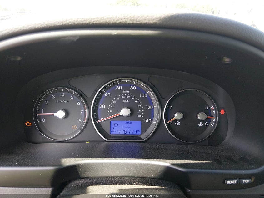 2011 Hyundai Santa fe VIN 5XYZGDAB3BG084399 IAAI salvage auction — NORMAL WEAR, Clear (Maryland), sold $1,500 on 2026-07-06 (photo 7)