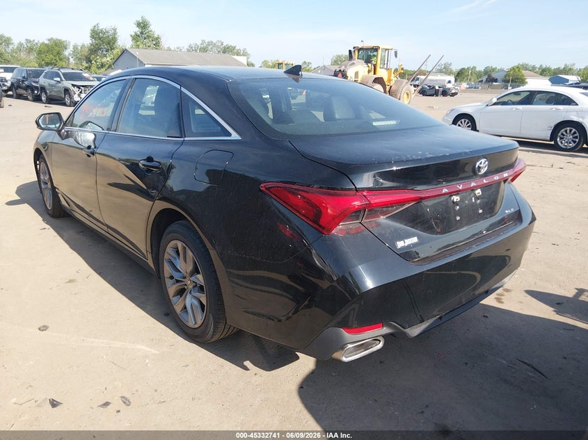 2022 Toyota Avalon VIN 4T1JZ1FB6NU078416 IAAI salvage auction — HAIL, Salvage Title, sold $10,200 on 2026-07-17 (photo 3)