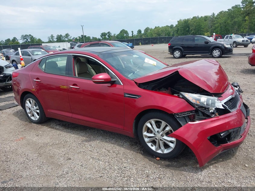 2013 Kia Optima VIN 5XXGN4A71DG133325 IAAI salvage auction — FRONT END, Salvage (South Carolina), sold $350 on 2026-07-18 (photo 1)
