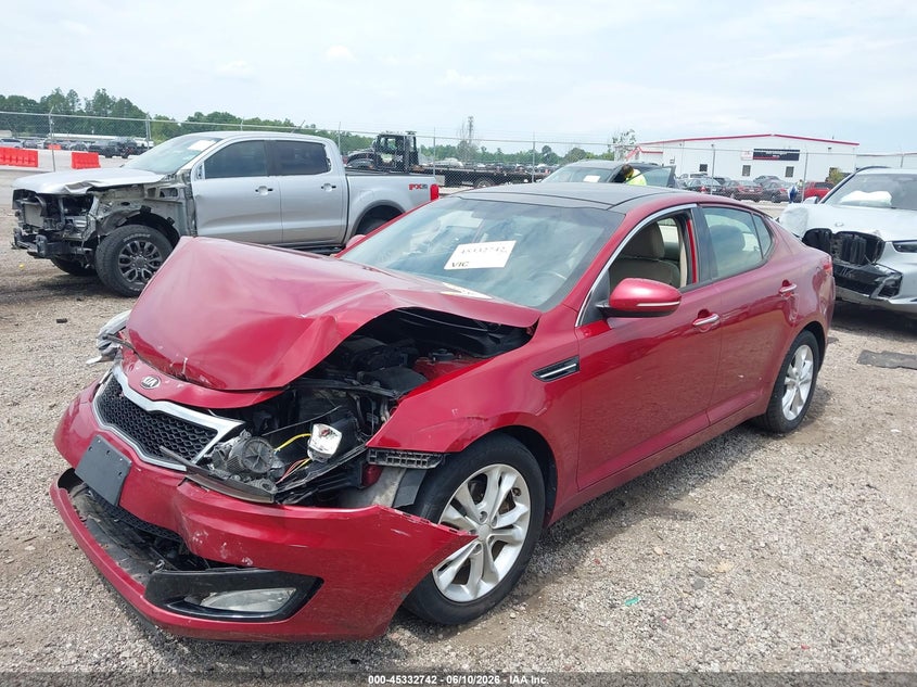 2013 Kia Optima VIN 5XXGN4A71DG133325 IAAI salvage auction — FRONT END, Salvage (South Carolina), sold $350 on 2026-07-18 (photo 2)