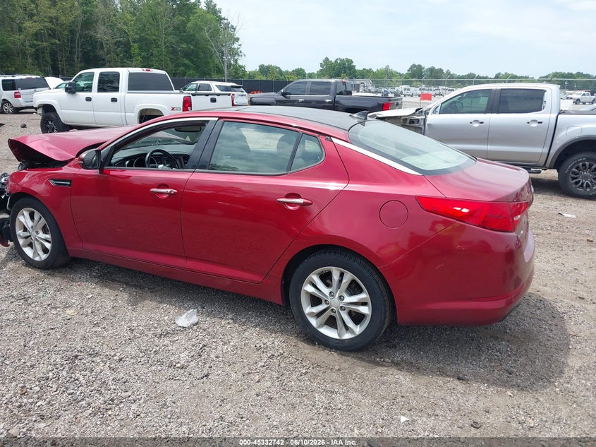 2013 Kia Optima VIN 5XXGN4A71DG133325 IAAI salvage auction — FRONT END, Salvage (South Carolina), sold $350 on 2026-07-18 (photo 3)