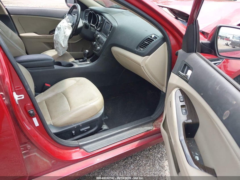 2013 Kia Optima VIN 5XXGN4A71DG133325 IAAI salvage auction — FRONT END, Salvage (South Carolina), sold $350 on 2026-07-18 (photo 5)