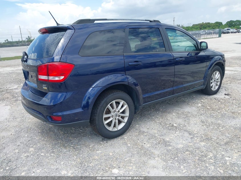 2018 Dodge Journey VIN 3C4PDCBGXJT463105 IAAI salvage auction — NORMAL WEAR, Sf97 (Florida), sold $7,025 on 2026-08-13 (photo 4)