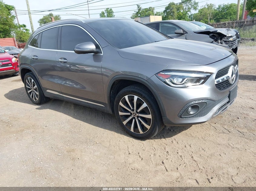 2021 Mercedes-benz Gla-klasse VIN W1N4N4HB8MJ124039 IAAI salvage auction — FRONT END, Salvage Title, sold $9,100 on 2026-07-09 (photo 1)
