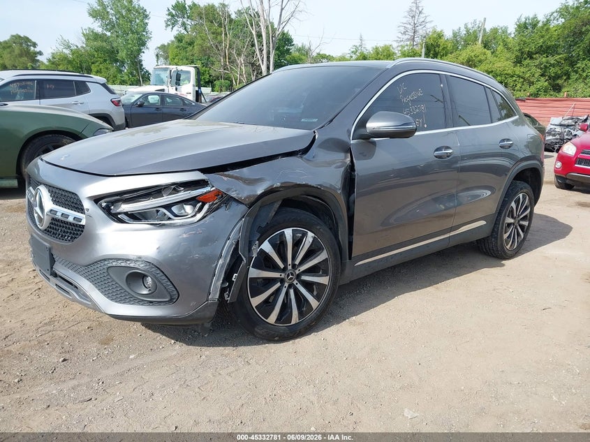 2021 Mercedes-benz Gla-klasse VIN W1N4N4HB8MJ124039 IAAI salvage auction — FRONT END, Salvage Title, sold $9,100 on 2026-07-09 (photo 2)
