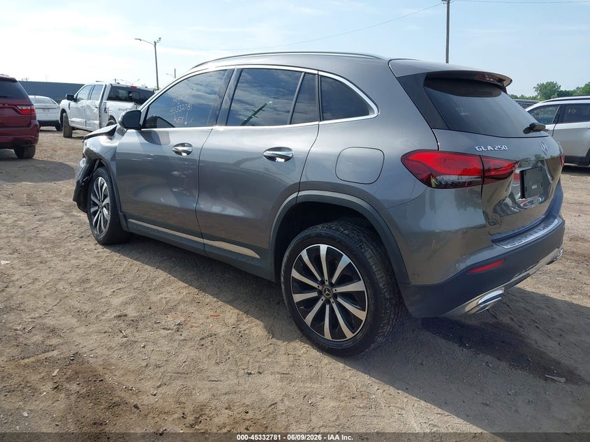 2021 Mercedes-benz Gla-klasse VIN W1N4N4HB8MJ124039 IAAI salvage auction — FRONT END, Salvage Title, sold $9,100 on 2026-07-09 (photo 3)