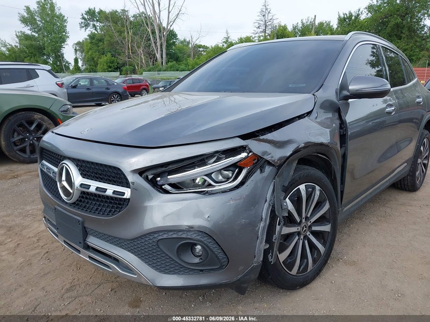 2021 Mercedes-benz Gla-klasse VIN W1N4N4HB8MJ124039 IAAI salvage auction — FRONT END, Salvage Title, sold $9,100 on 2026-07-09 (photo 6)