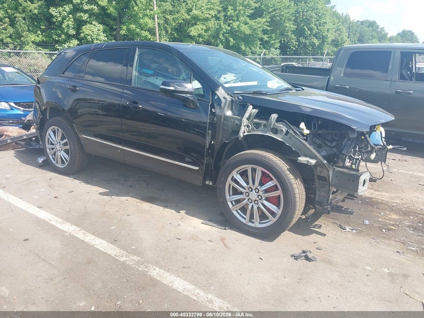 2025 Cadillac Xt5 VIN 1GYKNGRS6SZ158424 IAAI salvage auction — FRONT END, Salvage Title, sold $12,200 on 2026-07-23 (photo 1)