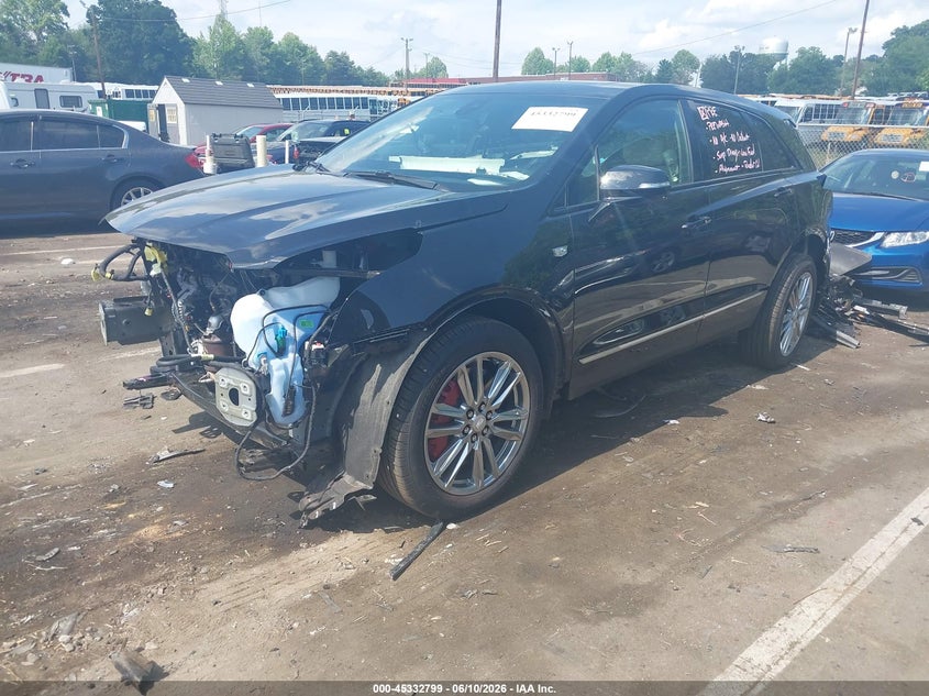 2025 Cadillac Xt5 VIN 1GYKNGRS6SZ158424 IAAI salvage auction — FRONT END, Salvage Title, sold $12,200 on 2026-07-23 (photo 2)