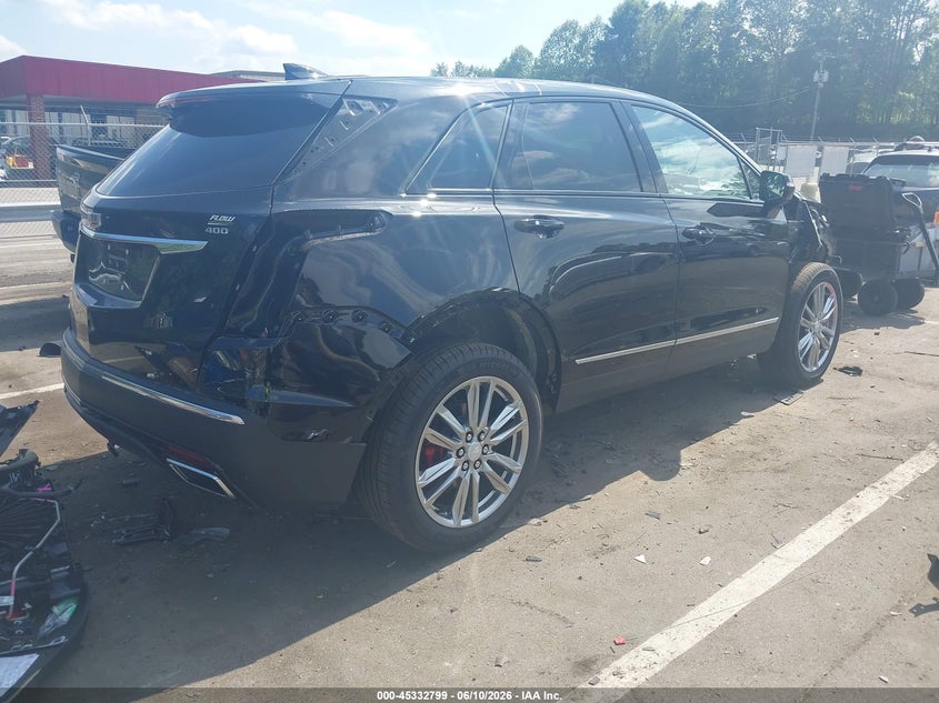 2025 Cadillac Xt5 VIN 1GYKNGRS6SZ158424 IAAI salvage auction — FRONT END, Salvage Title, sold $12,200 on 2026-07-23 (photo 4)