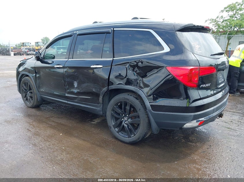 2016 Honda Pilot VIN 5FNYF6H01GB119065 IAAI salvage auction — LEFT SIDE, Clear (Michigan), sold $7,675 on 2026-08-20 (photo 3)