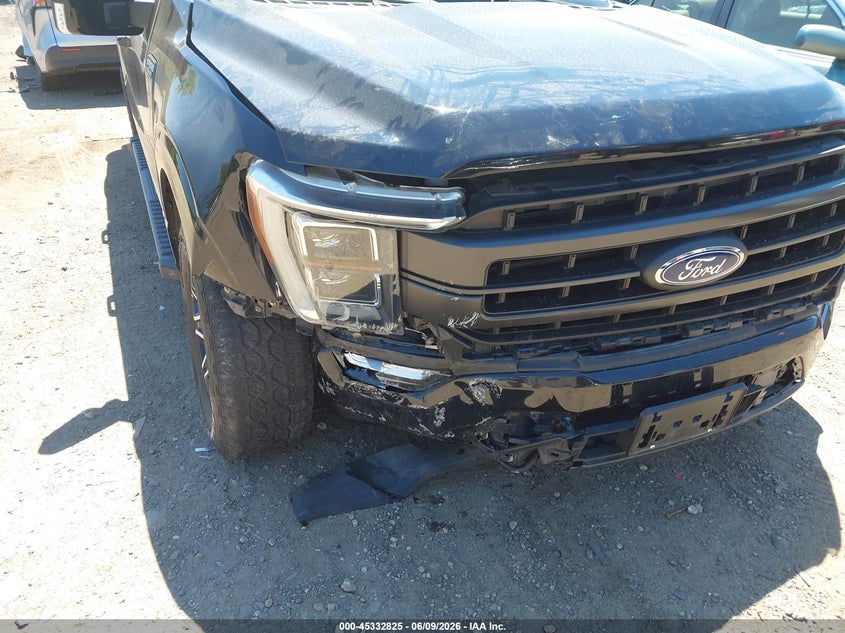 2021 Ford F-150 VIN 1FTEW1EP3MFC97476 IAAI salvage auction — RIGHT FRONT, Salvage Title, sold $11,500 on 2026-07-22 (photo 6)