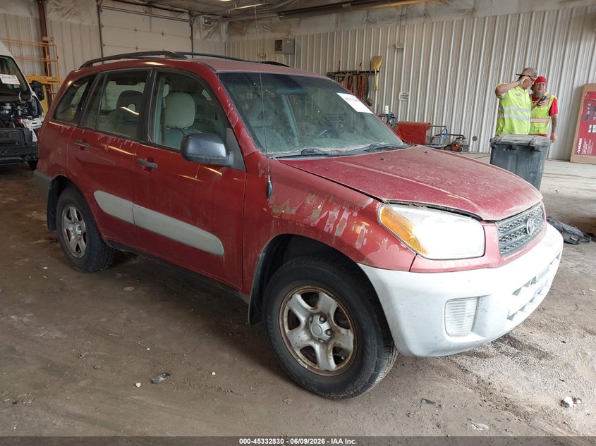 2001 Toyota Rav 4 VIN JTEHH20V810025454 IAAI salvage auction — NORMAL WEAR, Clear (Michigan), sold $300 on 2026-07-14 (photo 1)